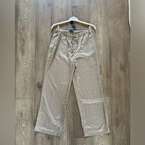 Banana republic light brown cheetah pants